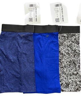 FABLETICS - BUNDLE - NWT - Men's Athletic Boxer Briefs - Blue Trio